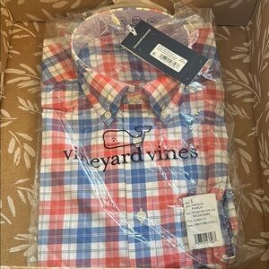 Vineyard Vines Papaya Punch Button Down Shirt